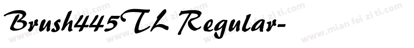 Brush445TL Regular字体转换